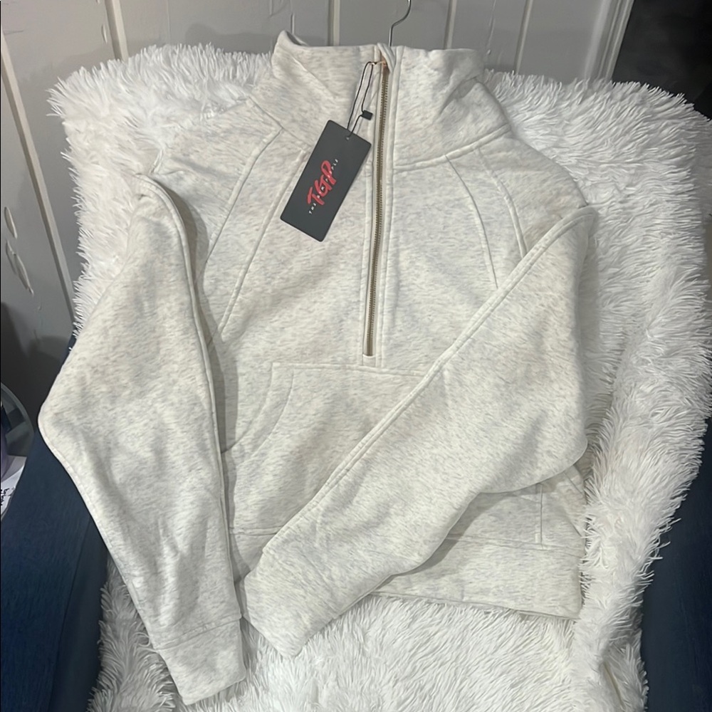 Kith Women's Cozy Cream Half-Zip Turtleneck Sweater